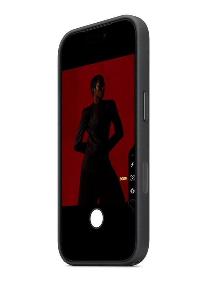 ريماكس جراب هاتف مغناطيسي من السيليكون لهاتف iPhone 17 Pro، مصنوع من نسيج ألياف فاخر، غطاء خلفي فائق النحافة مقاوم للصدمات والسقوط، جراب حماية كامل من القماش - أسود. - Image 3
